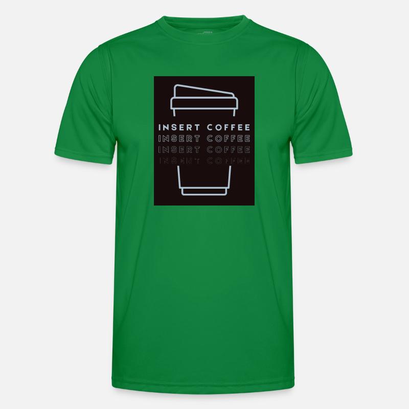 Insert Coffee Cup 2 LHBPHBBST - Männer Funktions-T-Shirt - Kelly Green