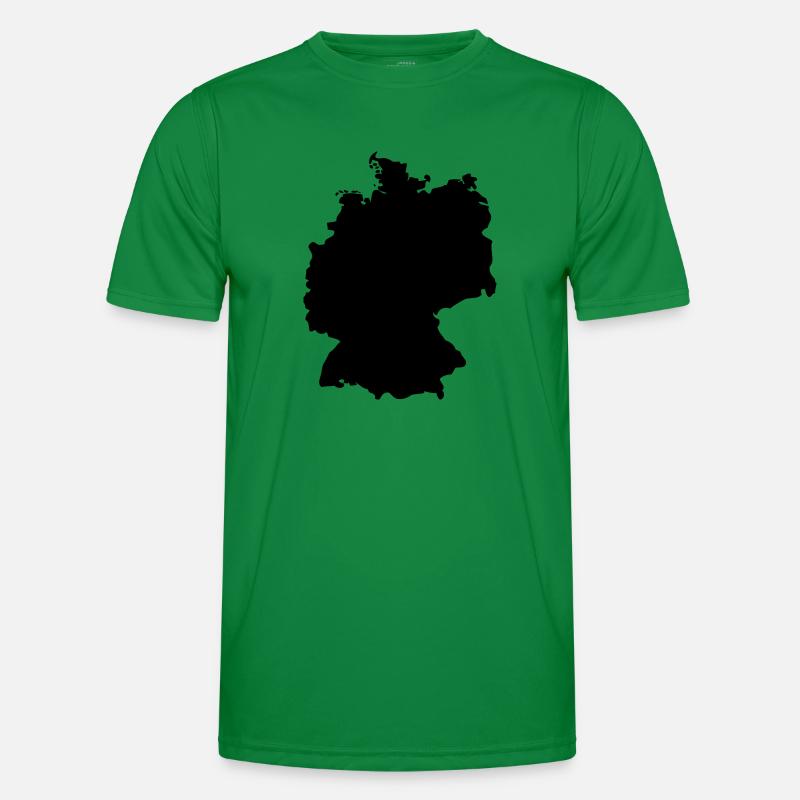 Germany, outlined, shade, outline, Germany, Men's Functional T-Shirt