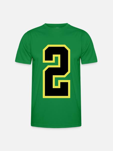 2 Number Leotard - Men's Functional T-Shirt - kelly green