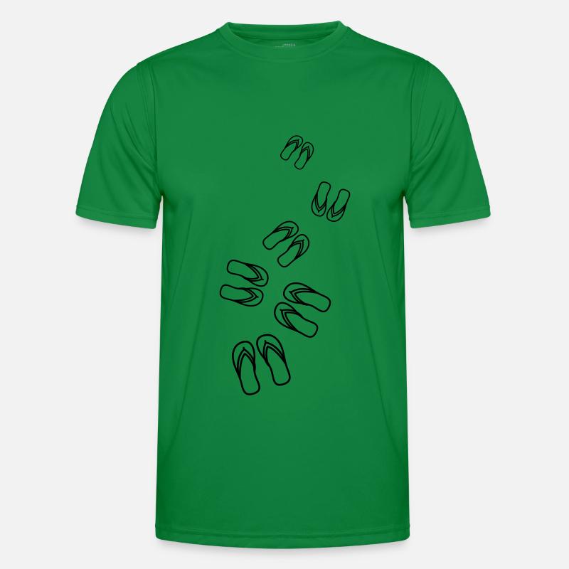 Badelatschen icon Männer Funktions-T-Shirt