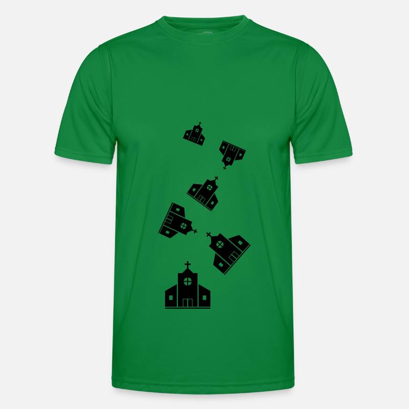 Kirche Männer Funktions-T-Shirt