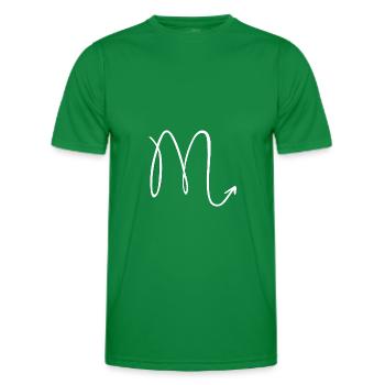 Sternzeichen Skorpion - Männer Funktions-T-Shirt - Kelly Green - Vorne - AI Model Male 178 dark (178cm)