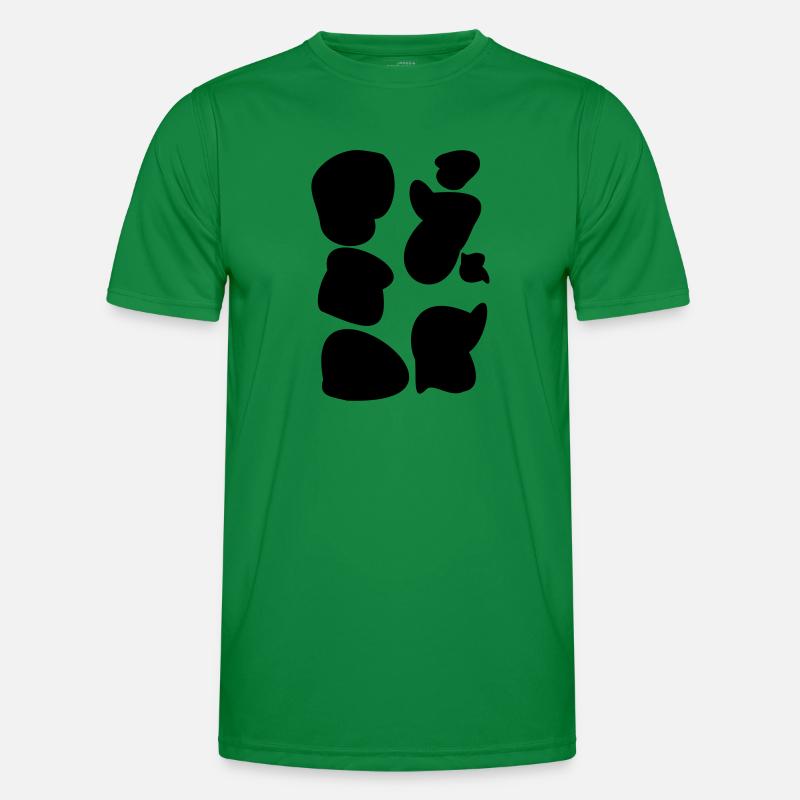 Mucca macchie macchie mucca di MOO moo mucca mucch - Maglietta sportiva per uomo - verde kelly