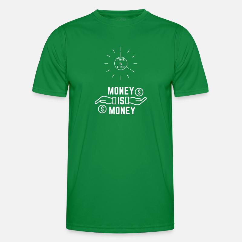 Time is Time (avec des lettres blanches) T-shirt sport Homme