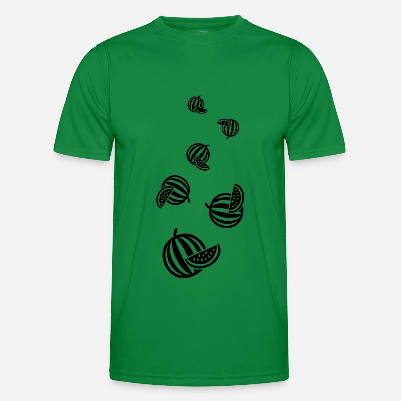 Melon fruit - Men's Functional T-Shirt - kelly green