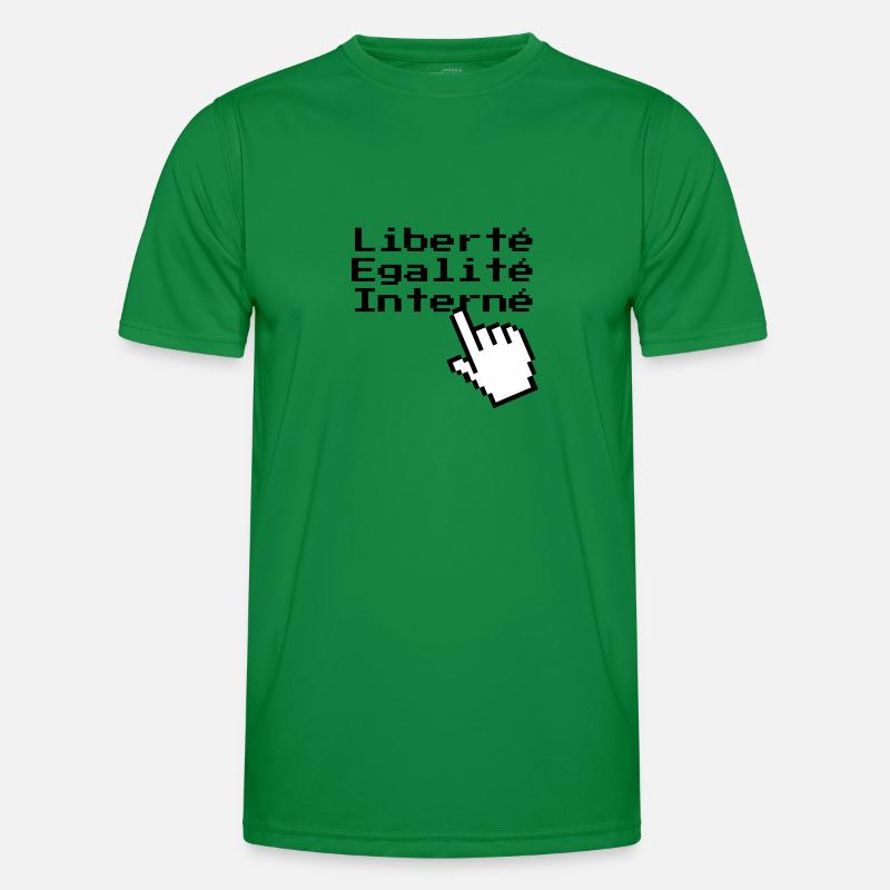 Internet Männer Funktions-T-Shirt