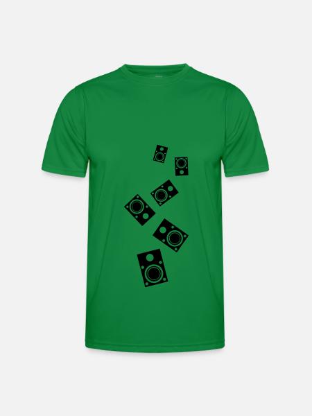Speakers music symbol - Men's Functional T-Shirt - kelly green