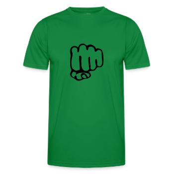 poing - T-shirt sport Homme - vert - Devant - AI Model Male 178 dark (178cm)