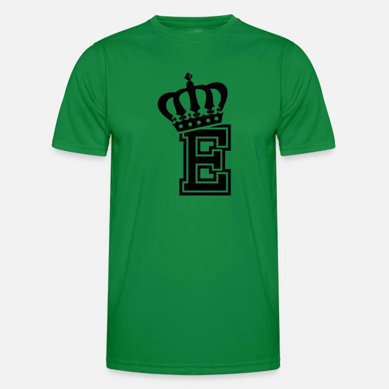 Buchstabe E Männer Funktions-T-Shirt