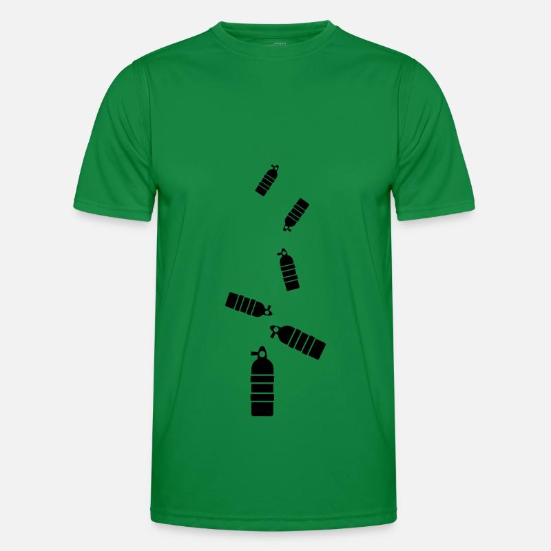 Oxygen diving symbol Men's Functional T-Shirt