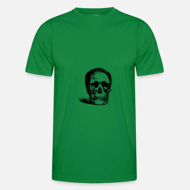Schädel Männer Funktions-T-Shirt