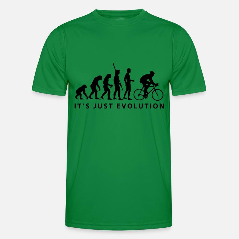 biker evolution - Men's Functional T-Shirt - kelly green