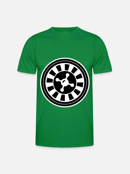 Roulette Icon Circle - Men's Functional T-Shirt - kelly green