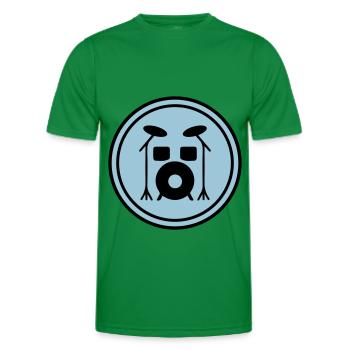 Schlagzeug - Männer Funktions-T-Shirt - Kelly Green - Vorne - AI Model Male 178 dark (178cm)
