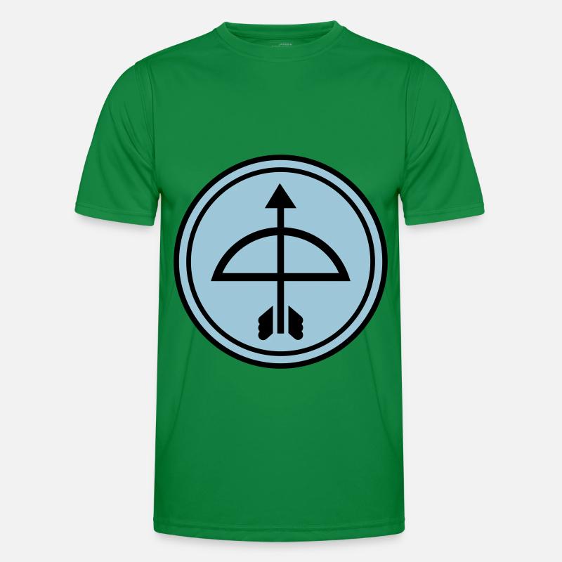 Pfeil und Bogen - Männer Funktions-T-Shirt - Kelly Green
