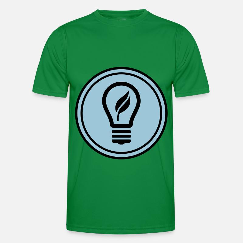 Light bulb icon - Men's Functional T-Shirt - kelly green