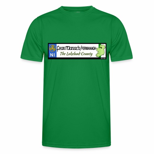 FERMANAGH, NORTHERN IRELAND licence plate tags eu - Men's Functional T-Shirt
