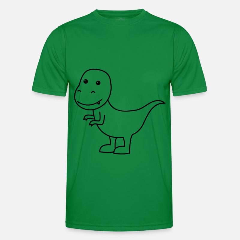 Dinosaurier T-Rex Comic - Männer Funktions-T-Shirt - Kelly Green