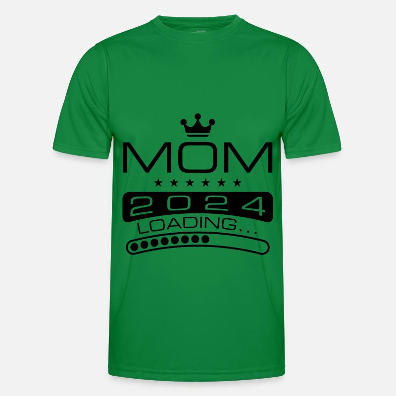 Mama 2024 Loading Mom - Men's Functional T-Shirt - kelly green
