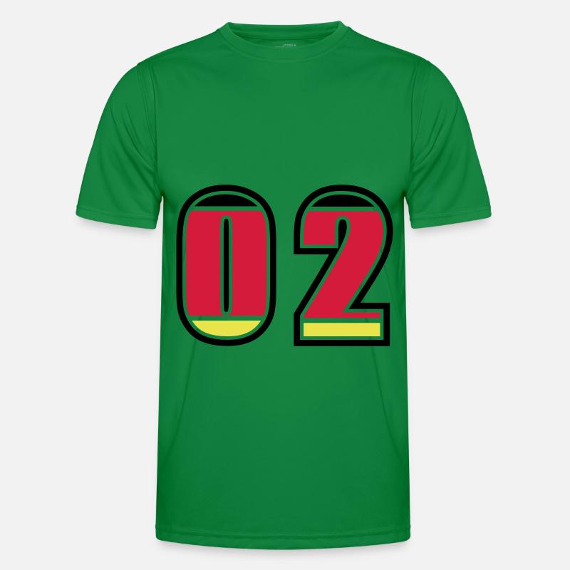 2 Number Germany Jersey - Men's Functional T-Shirt - kelly green