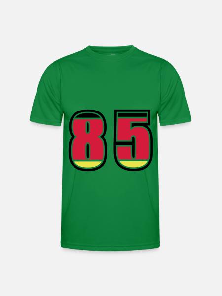 85 Number Germany Jersey - Men's Functional T-Shirt - kelly green