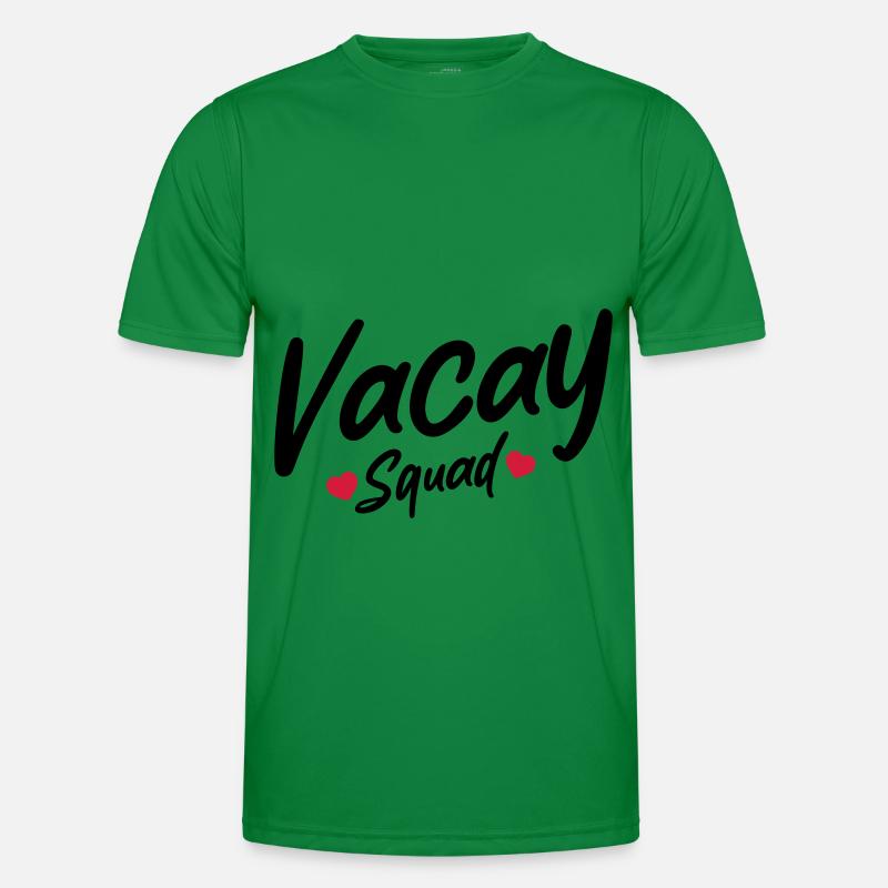 Vacay Squad Herz Männer Funktions-T-Shirt