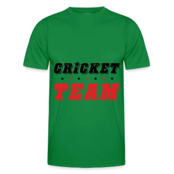 Équipe de cricket - T-shirt sport Homme - vert - Devant - AI Model Male 178 dark (178cm)