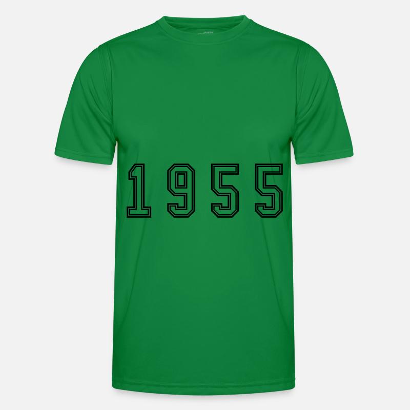 1955 Årstal - Funktionsshirt til herrer - kelly grøn