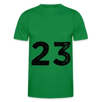 23 number jersey - Men's Functional T-Shirt - kelly green - Front - AI Model Male 178 dark (178cm)