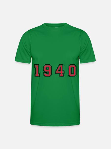1940 year number - Men's Functional T-Shirt - kelly green