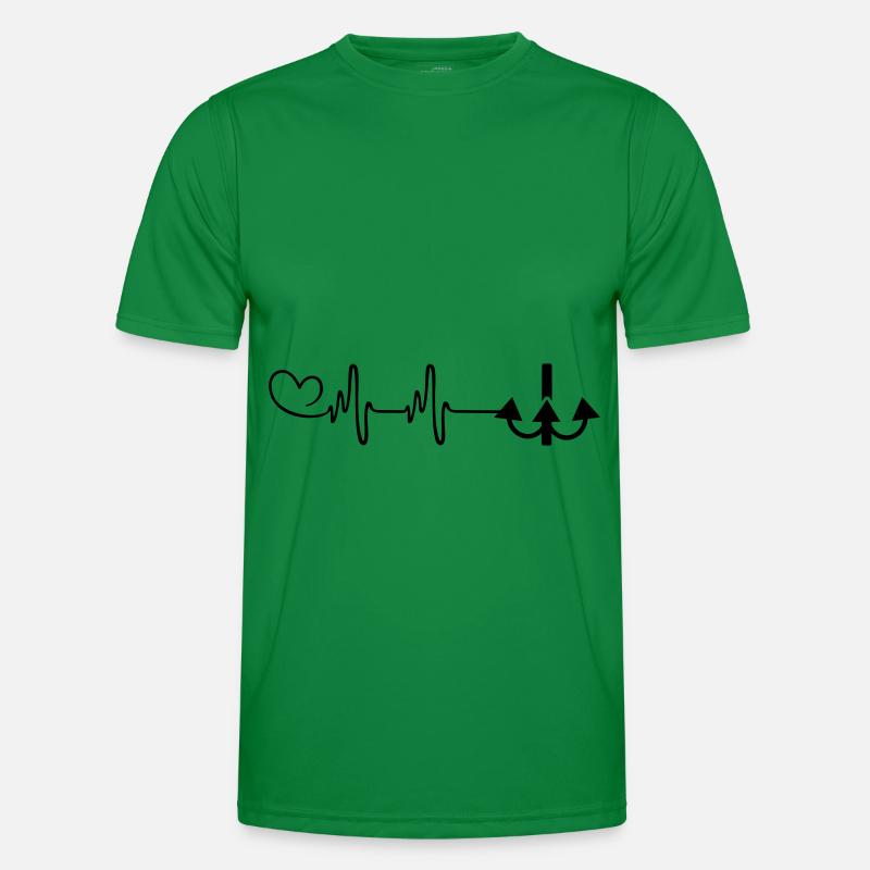 Fish hook pulse Men's Functional T-Shirt