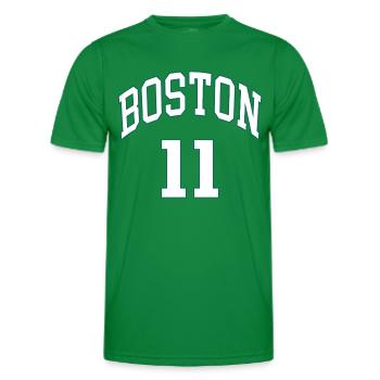 Boston 11 - Men's Functional T-Shirt - kelly green - Front - AI Model Male 178 dark (178cm)