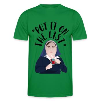 Derry Northern Ireland Sister Michael - Men's Functional T-Shirt - kelly green - Front - AI Model Male 178 dark (178cm)