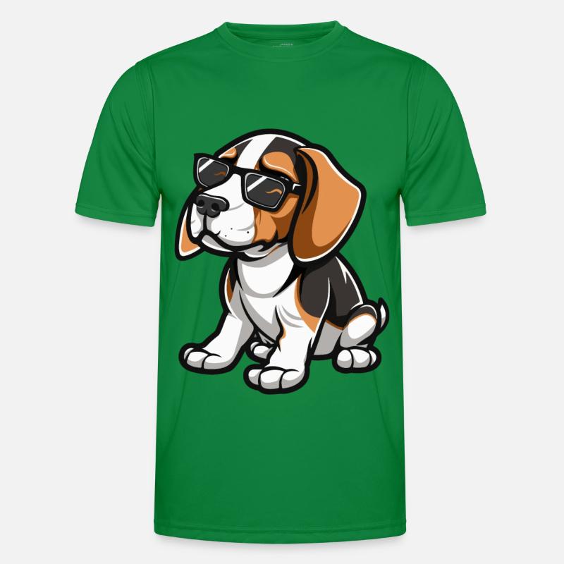 Chien Beagle T-shirt sport Homme