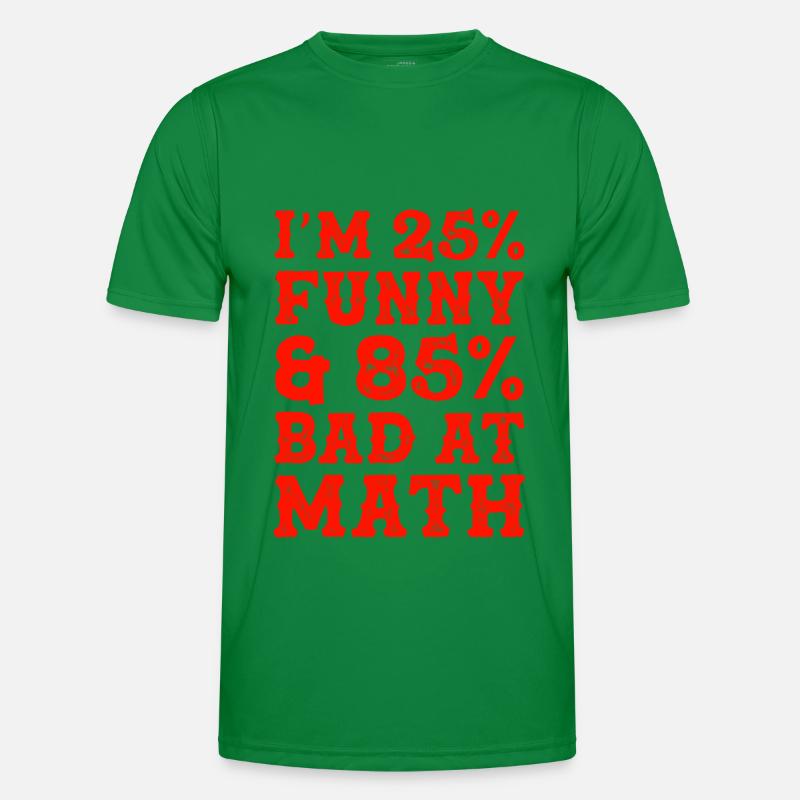 funny math mathematics Men's Functional T-Shirt