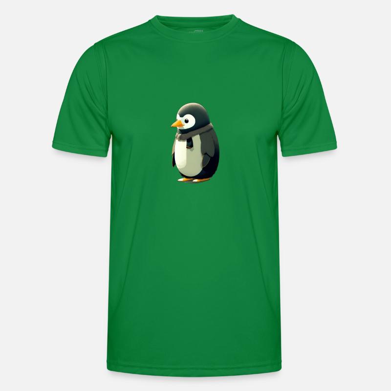 A cute, chubby penguin Men's Functional T-Shirt