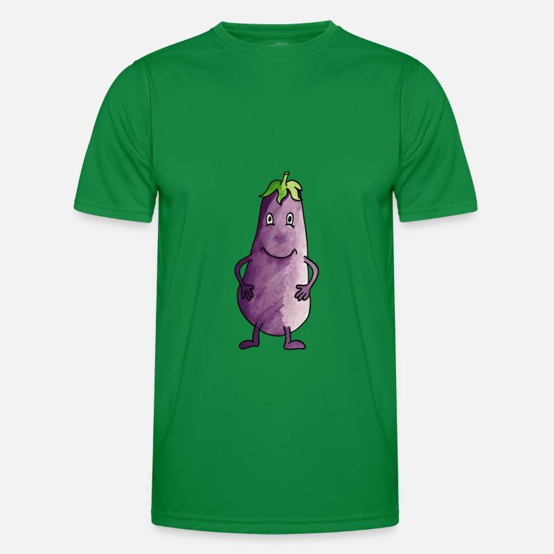 eggplant Men's Functional T-Shirt