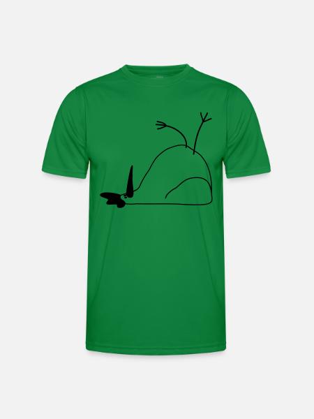 Huhn 1 farbig - Männer Funktions-T-Shirt - Kelly Green