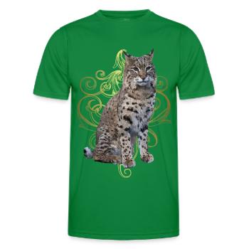 Lynx - T-shirt sport Homme - vert - Devant - AI Model Male 178 dark (178cm)