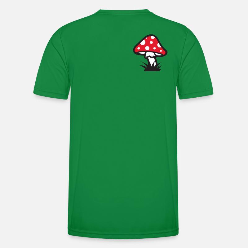 :: Toadstool 2 :: muscimol :: - Men's Functional T-Shirt - kelly green