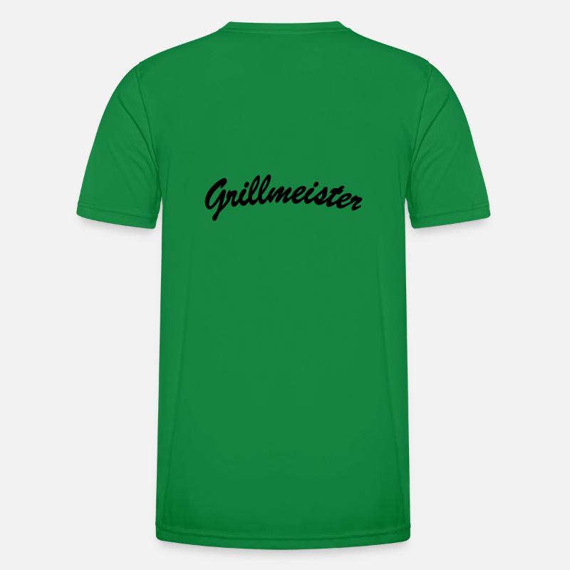 Grill Master - Men's Functional T-Shirt - kelly green