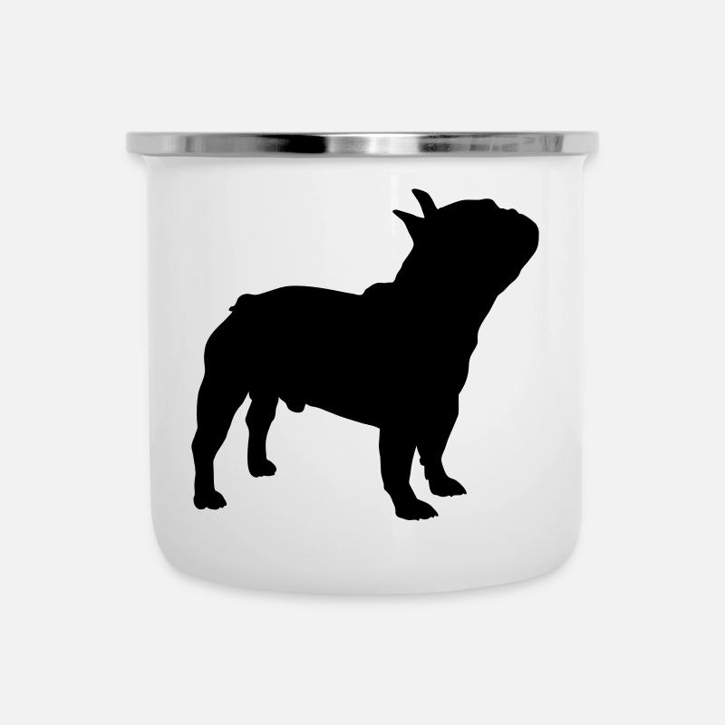 French Bulldog - Camper Mug - white