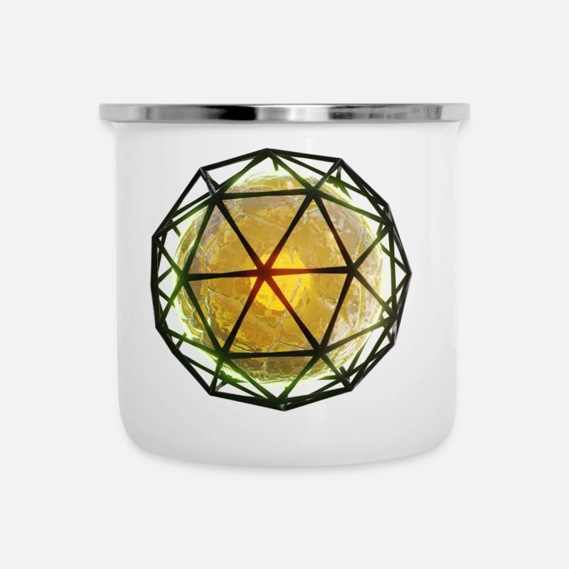 Orbe - Tasse émaillée - blanc