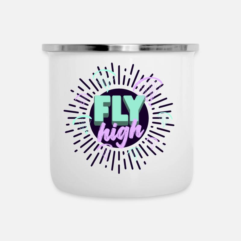 FLY high paraglider - Camper Mug - white