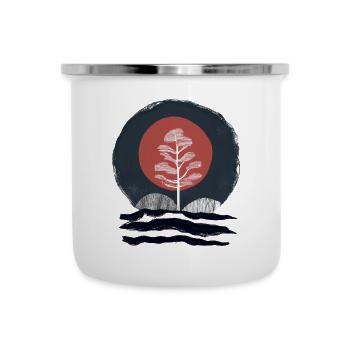 Arbre du stoïcisme - Tasse émaillée - blanc - Devant