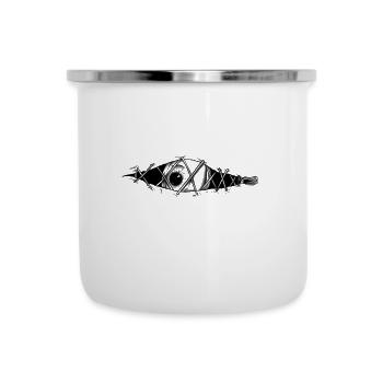 Dark eye style drawing - Camper Mug - white - Front
