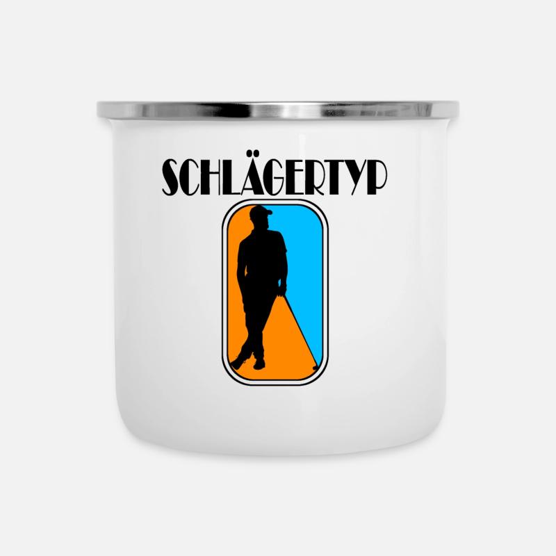 golf schlägertyp Golf - Emaille-Tasse - Weiß