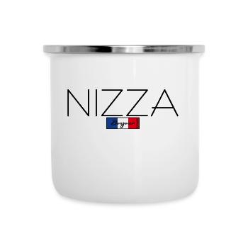 NICE FRANCE HOLIDAY SUMMER PARTY (b) - Camper Mug - white - Front