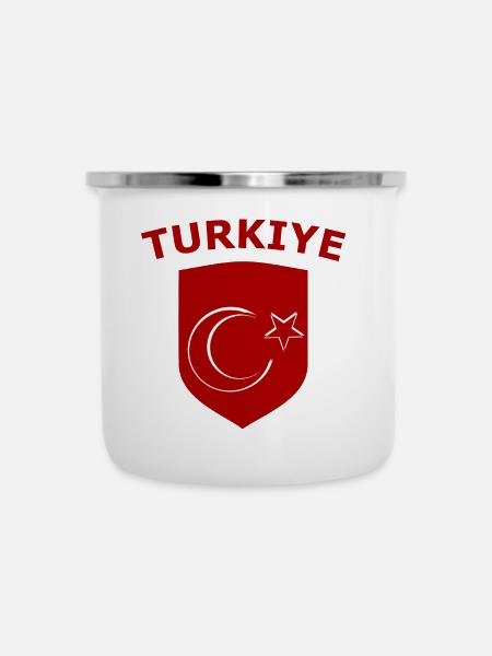 Die Türken - Emaille-Tasse - Weiß