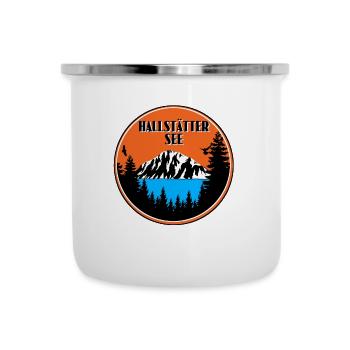 Hallstätter See - Emaille-Tasse - Weiß - Vorne